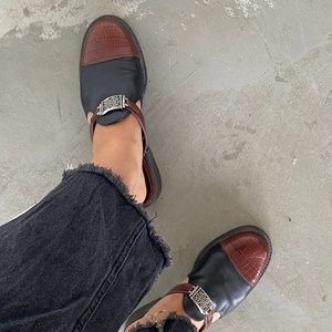 Brighton leather Mules
